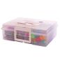 Preview: Vaessen Creative - Transparente Staubox mit 16 Boxen - Aufbewahrungbox