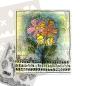 Preview: Polkadoodles  - Colour & Create - Stencil - "  Funky Daisy Smile  " - Schablone 