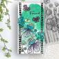 Preview: Polkadoodles  - Colour & Create - Craft Stamps - Clear Stamps - " Funky Flower Friend  " - Stempel