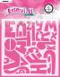 Preview: Art By Marlene - Essentials Mask - "  Alfabetically  " - Stencil - Schablone