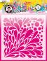 Preview: Art By Marlene - Bold & Bright Mask - "  Wild at Heart  " - Stencil - Schablone