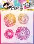 Preview: Art By Marlene - Mixed-Up Collection Mask - "  Floral Quartet  " - Stencil - Schablone