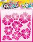 Preview: Art By Marlene - Bold & Bright Mask - "  Vibrant Flowers  " - Stencil - Schablone