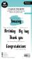 Preview: Studio Light - Clear Stamps - "Happy Birthday " - Stempel 