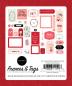 Preview: Carta Bella - Ephemera Frames & Tags - "My Valentine" - Stanzteile & Anhänger 