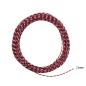 Preview: Vaessen Creative - Aludraht diamant cut - Oxblood - Draht zur Schmuckherstellung