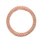 Preview: Vaessen Creative - Aludraht diamant cut - Orange copper - Draht zur Schmuckherstellung