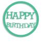 Preview: Vaessen Creative - Präge- und Stanzschablonen - Happy Birthday