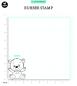 Preview: Creative Craft Lab - Studio Light - Rubber Stamp Wooden -  Ted Sitting  - Holzstempel 