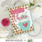 Preview: Picket Fence Studios - Layering Stencil - "The Best Bean in Town" - Schablone