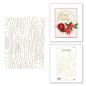 Preview: Spellbinders Hot Foil Plate - "Woodgrain Background"