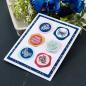 Preview: Spellbinders - Stamp & Dies - "Faux Wax Seals " - Stempel & Stanzset