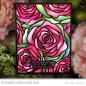 Preview: My Favorite Things - Stencil - "Roses All Around" Schablone - 6x6"