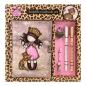 Preview: Gorjuss Santoro - Lockable Journal Set Purrrrrfect Love - Notebook Set 