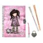 Preview: Gorjuss Santoro - Lockable Journal Set Ruby Wild - Notebook Set 