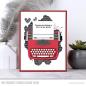 Preview: My Favorite Things Stempelset "Typewriter Sentiments: Friendship" Clear Stamp
