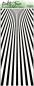 Preview: Picket Fence Studios - Schablone "Vertical Rays of Sun" Slim Line Stencil 4 x 10 Inch