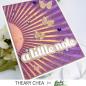 Preview: Picket Fence Studios - Schablone "Sun with Rays" Stencil 6 x 8 Inch