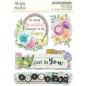Preview: Simple Stories - Aufkleber "Vintage Life in Bloom" Chipboard Sticker 