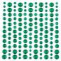 Preview: Craft Consortium - Halbperlen "Green" Adhesive Dew Drops 143 Stk.