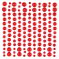 Preview: Craft Consortium - Halbperlen "Red" Adhesive Dew Drops 143 Stk.