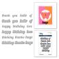 Preview: Spellbinders - Stanzschablone "Everyday Sentiments" Dies