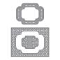 Preview: Spellbinders - Stanzschablone "Scrolled Punch & Pierce Plate" Dies
