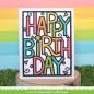 Preview: Lawn Fawn - Stanzschablone "Giant Outlined Happy Birthday" Dies