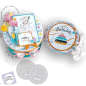 Preview: Polkadoodles Stanzteile "Zodiac" Die-Cut Toppers