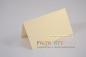 Preview: Tischkarte - Platzkarte 9 x 5 cm 240g/m² in metallic-ivory
