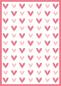 Preview: Studio Light - Schablone "Heart Pattern " Stencil  