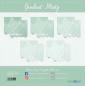 Preview: Papers For You - Designpapier "Gradient Minty" Scrap Paper Pack 30,5 x 32 cm - 10 Bogen