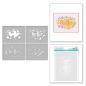 Preview: Spellbinders - Schablone "Floral Hello" Stencil