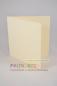 Preview: Doppelkarte - Faltkarte 15x15cm, 250g/m² in metallic-ivory