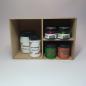 Preview: Pronty Crafts - MDF Organizer Grundbox mit 3 Fächern "Half Box Three Boxes"