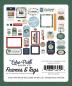 Preview: Echo Park - Stanzteile & Anhänger "Let's Go Travel" Frames & Tags 