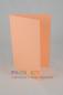 Preview: Doppelkarte - Faltkarte 240g/m² DIN A5 in salmon