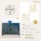 Preview: Re-Design with Prima - Transfer Aufkleber 12x12 Inch "Dainty Blooms" Decor Transfer 2 Bogen 