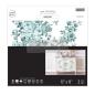 Preview: Re-Design with Prima - Transfer Aufkleber 12x12 Inch "Minty Roses" Decor Transfer 2 Bogen 