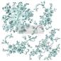 Preview: Re-Design with Prima - Transfer Aufkleber 12x12 Inch "Minty Roses" Decor Transfer 2 Bogen 