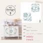 Preview: Re-Design with Prima - Transfer Aufkleber 12x12 Inch "Minty Roses" Decor Transfer 2 Bogen 