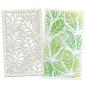 Preview: Polkadoodles - Schablone "Leafy" Stencil  