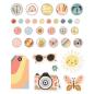Preview: Simple Stories - Decorative Brads "Boho Sunshine" 