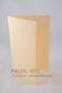 Preview: Doppelkarte - Faltkarte DIN A4 (29,7 x 21,0 cm) 240g/m² DIN A4 in creme