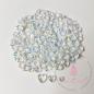 Preview: Dress My Craft - Streuteile Wassertropfen "Heart Rainbow" Droplets 8g