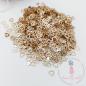 Preview: Dress My Craft - Pailetten - Streuteile "Golden Heart" Sequins Mix 8g