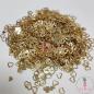 Preview: Dress My Craft - Pailetten - Streuteile "Golden Heart" Sequins Mix 8g