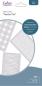Preview: Crafters Companion - Schablone "Textile Trio " Stencil