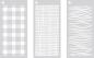Preview: Crafters Companion - Schablone "Textile Trio " Stencil