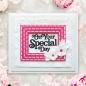 Preview: Creative Expressions - Stanzschablone "Background Collection Checkered Heart" Craft Dies Design by Sue Wilson